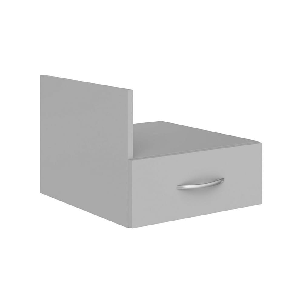 Тумба подвесная 1 ящ 407x450x323 (Серый, 407x450x323)