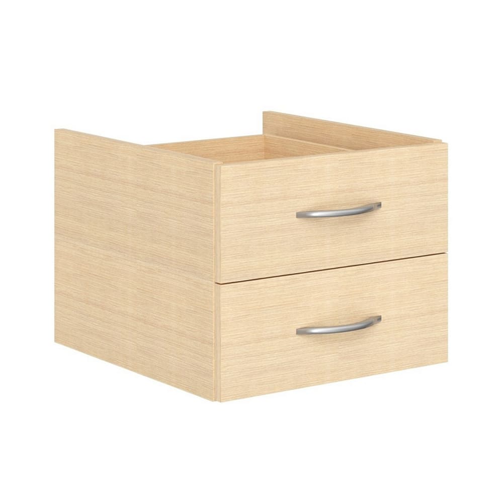 Тумба подвесная 2 ящ. 403x446x323 (Легно-светлый, 403x446x323)