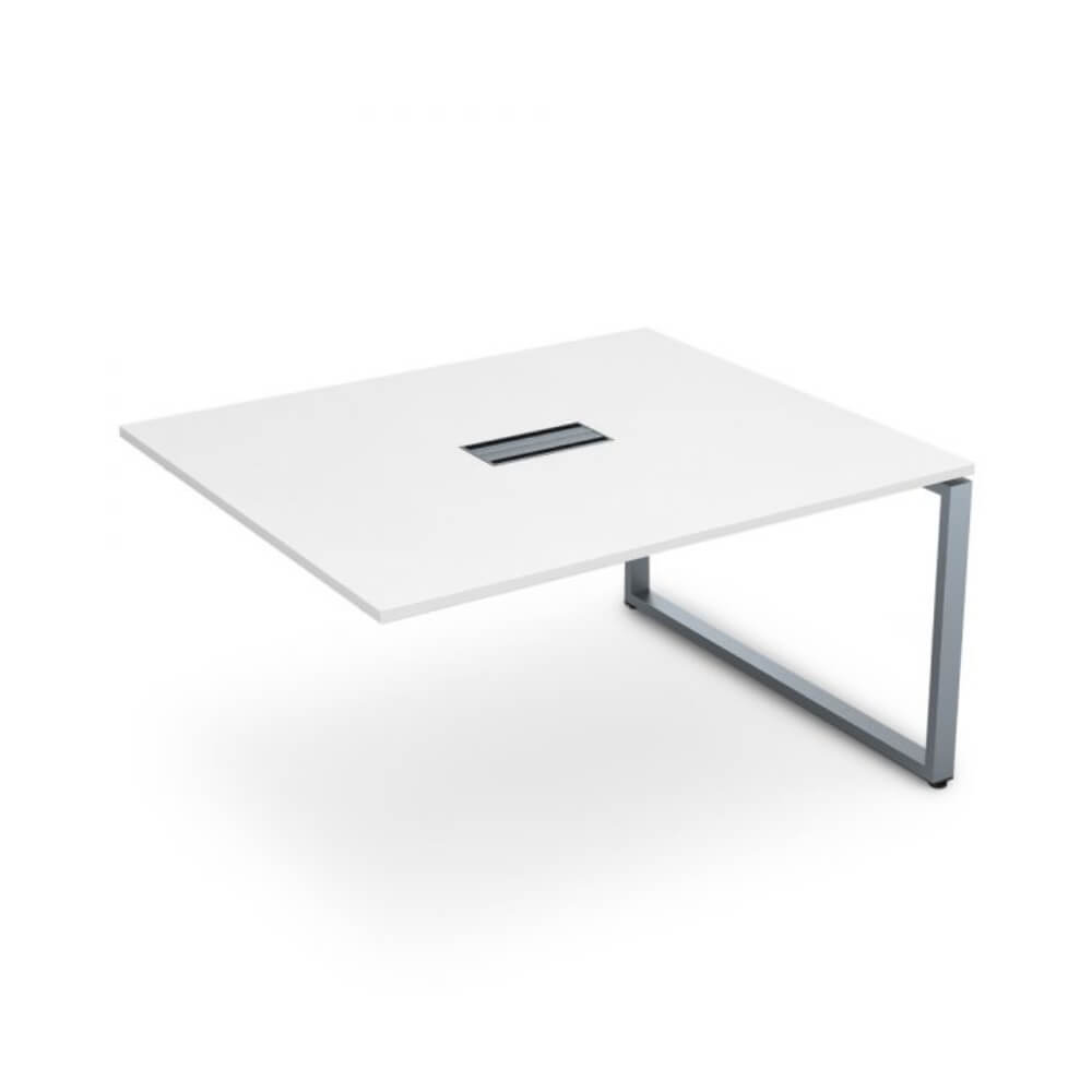 Конечный модуль бенч-системы 1200x1200x750 (Белый Премиум/алюминий матовый, 1200x1200x750)