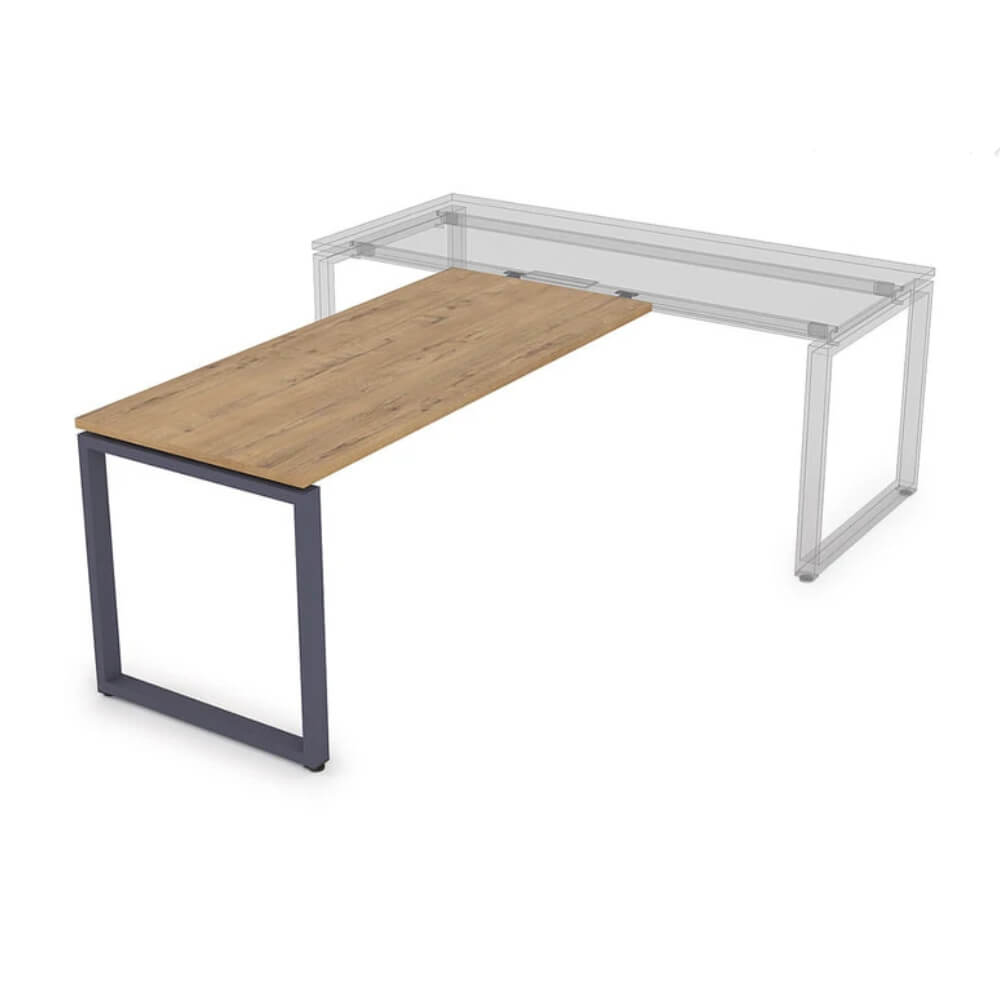 Брифинг-приставка 1200x700x750 (Teakwood/графит, 1200x700x750)