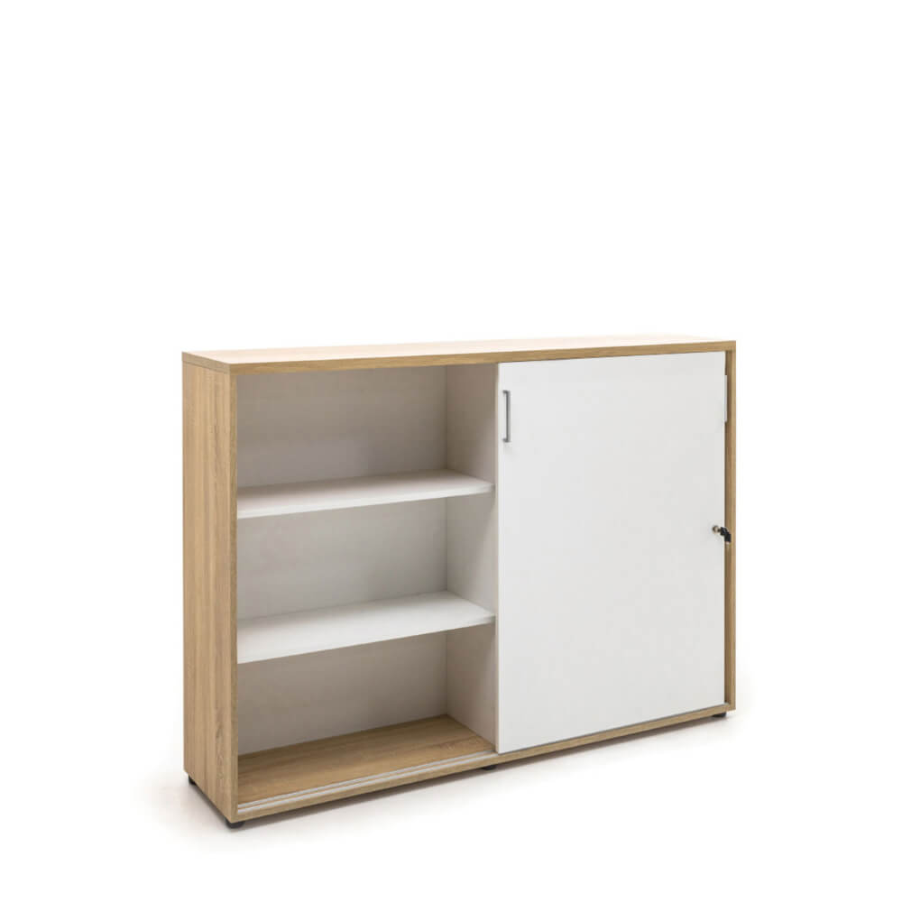 Шкаф-купе 1390x400x1120 (Дуб Калиф/Белый, 1390x400x1120)