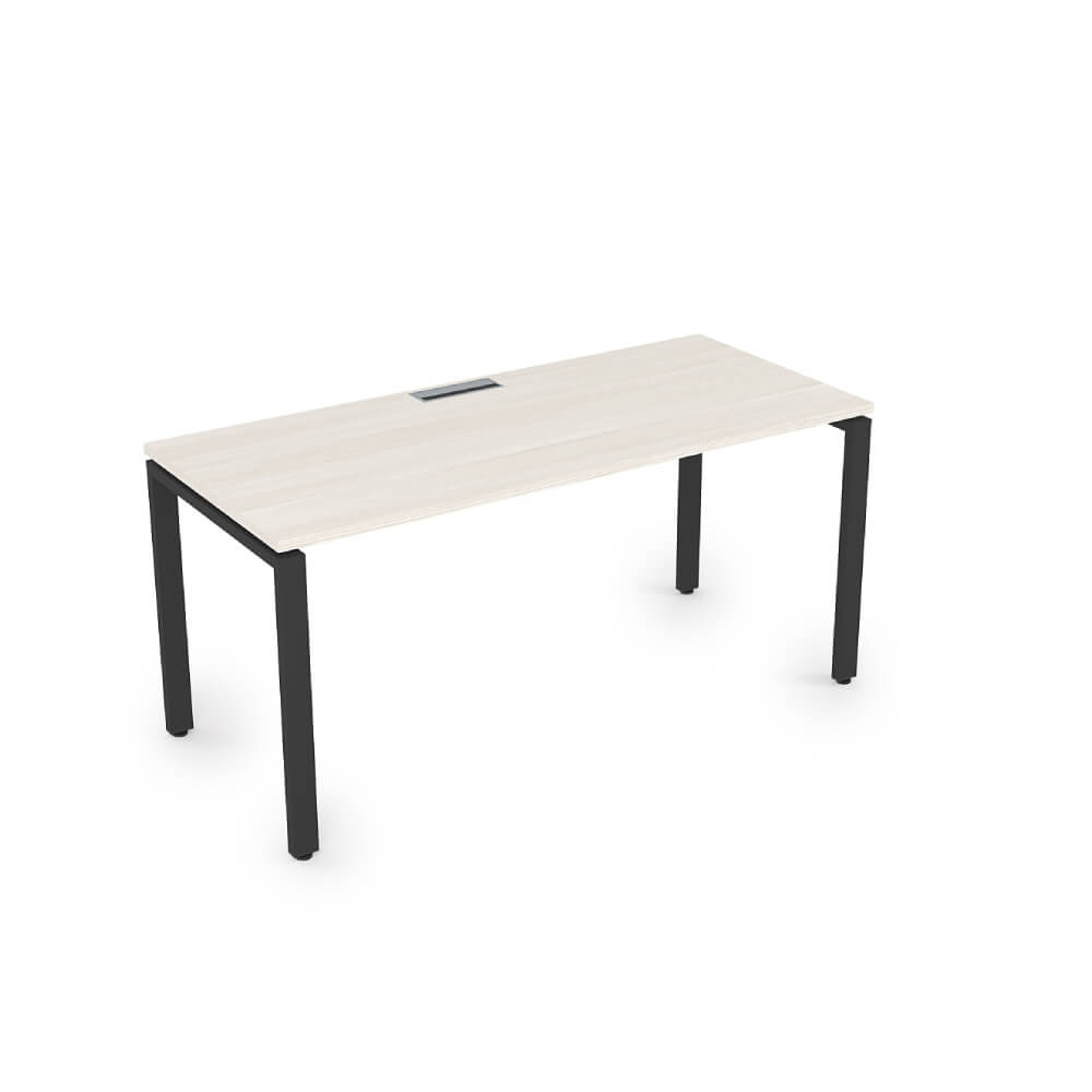 Стол рабочий 1200x700x750 (Ivory/чёрный, 1200x700x750)