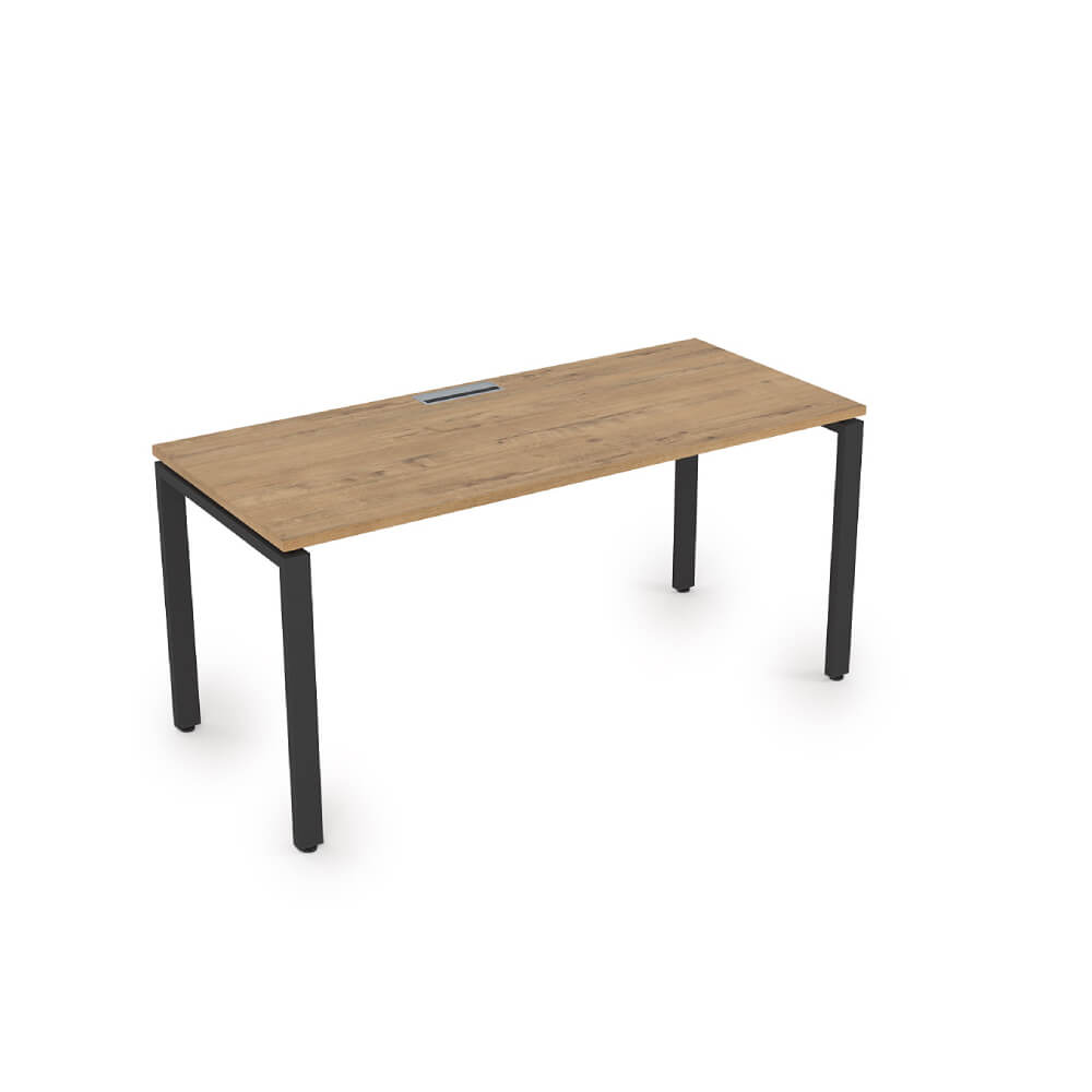 Стол рабочий 1200x700x750 (Teakwood/чёрный, 1200x700x750)