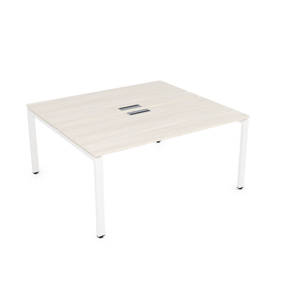 Система Бенч на 2 рабочих места 1200x1435x750 (Ivory/белый, 1200x1435x750)