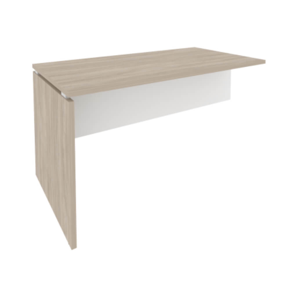 Брифинг-приставка 1380x720x750 (Дуб Аттик/Белый Бриллиант, 1380x720x750)