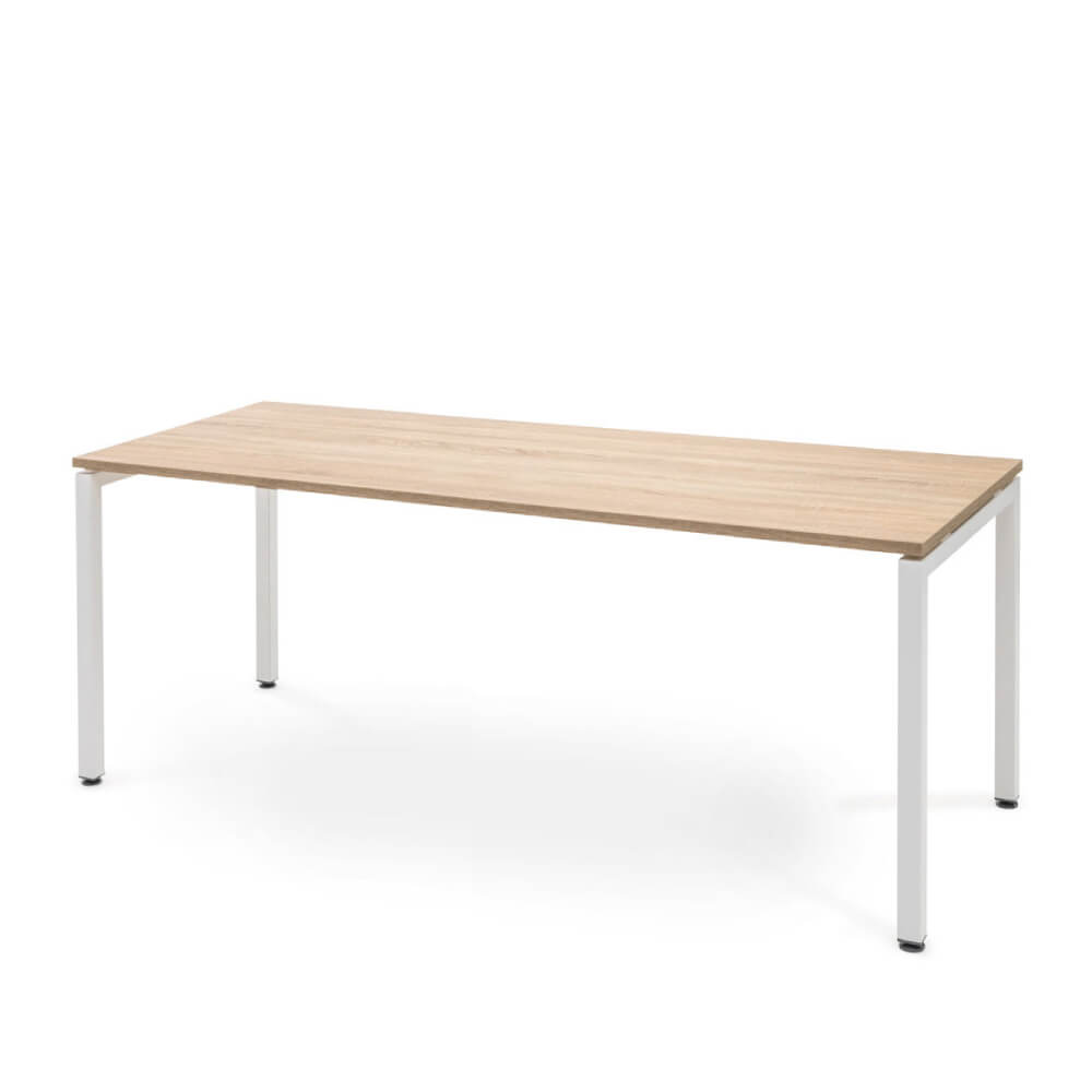 Стол письменный 1580x680x750 (Дуб Калиф/белый, 1580x680x750)