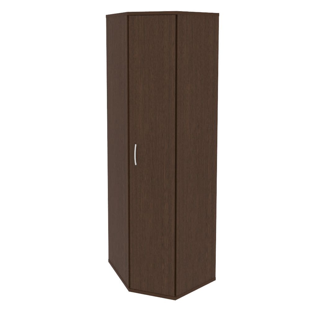 Шкаф угловой широкий 5 ур. 600x600x1980 (Венге Цаво, 600x600x1980)