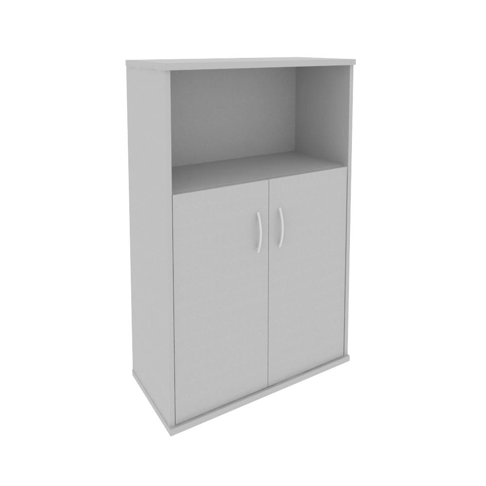 Шкаф средний 3 ур. с нишей 770x365x1215 (Серый, 770x365x1215)