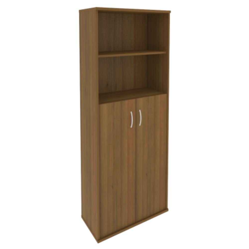 Шкаф широкий п/о 5 ур. (2 средние двери) 770x365x1980 (Орех Гварнери, 770x365x1980)