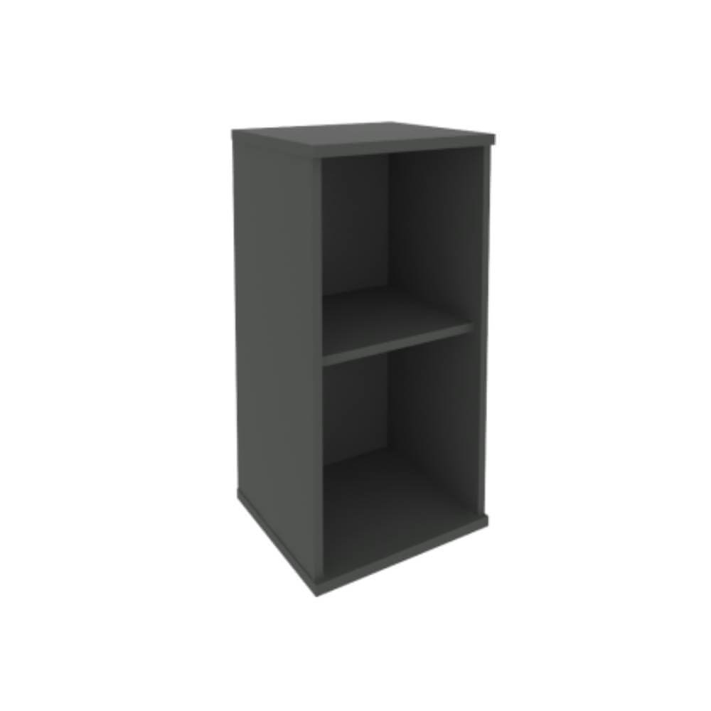 Стеллаж низкий узкий 2 ур. 404x365x828 (Антрацит, 404x365x828)