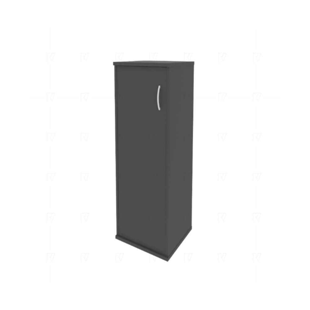 Шкаф средний узкий 3 ур. (левый) 404x365x1215 (Антрацит, 404x365x1215)