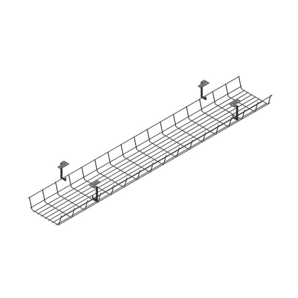 Кабель-канал 980/1000x120x100 (Антрацит, 980/1000x120x100)