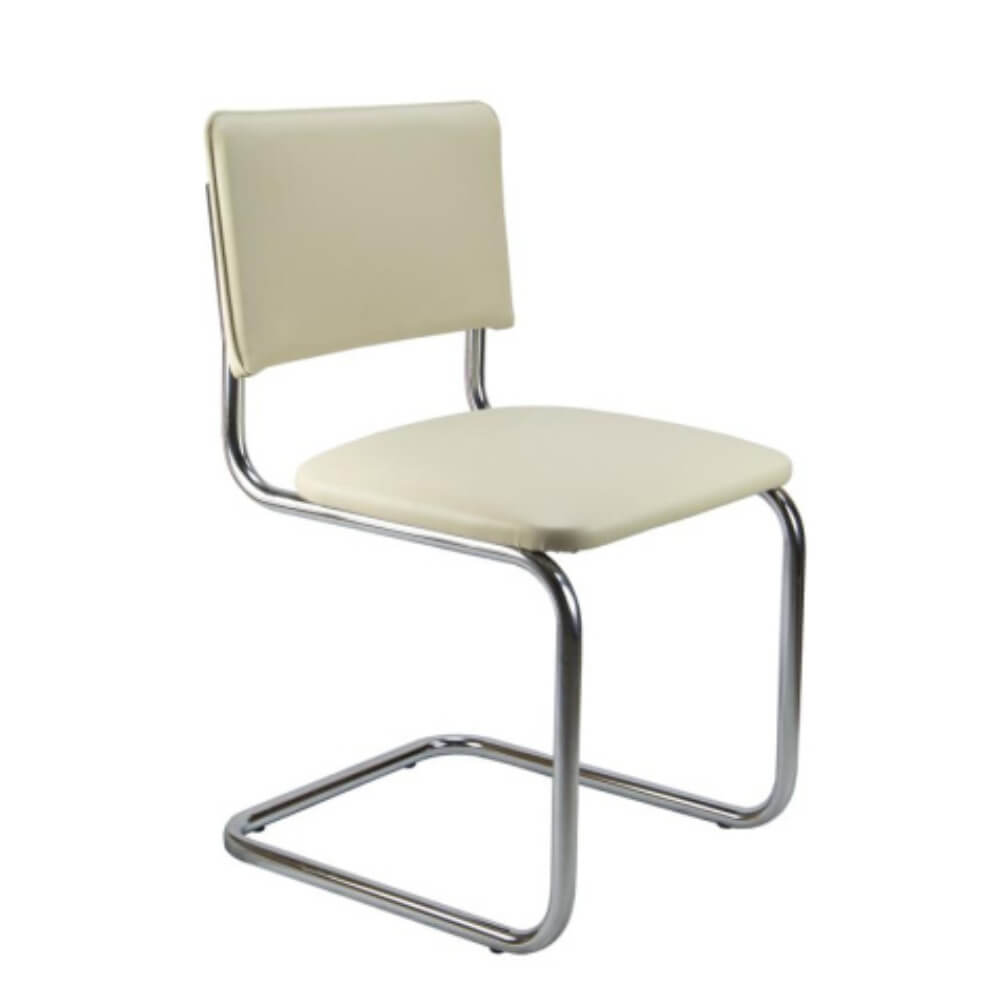 Конференц-Стул Сильвия 02S 50x49x81 (Бежевый, 50x49x81, экокожа.)