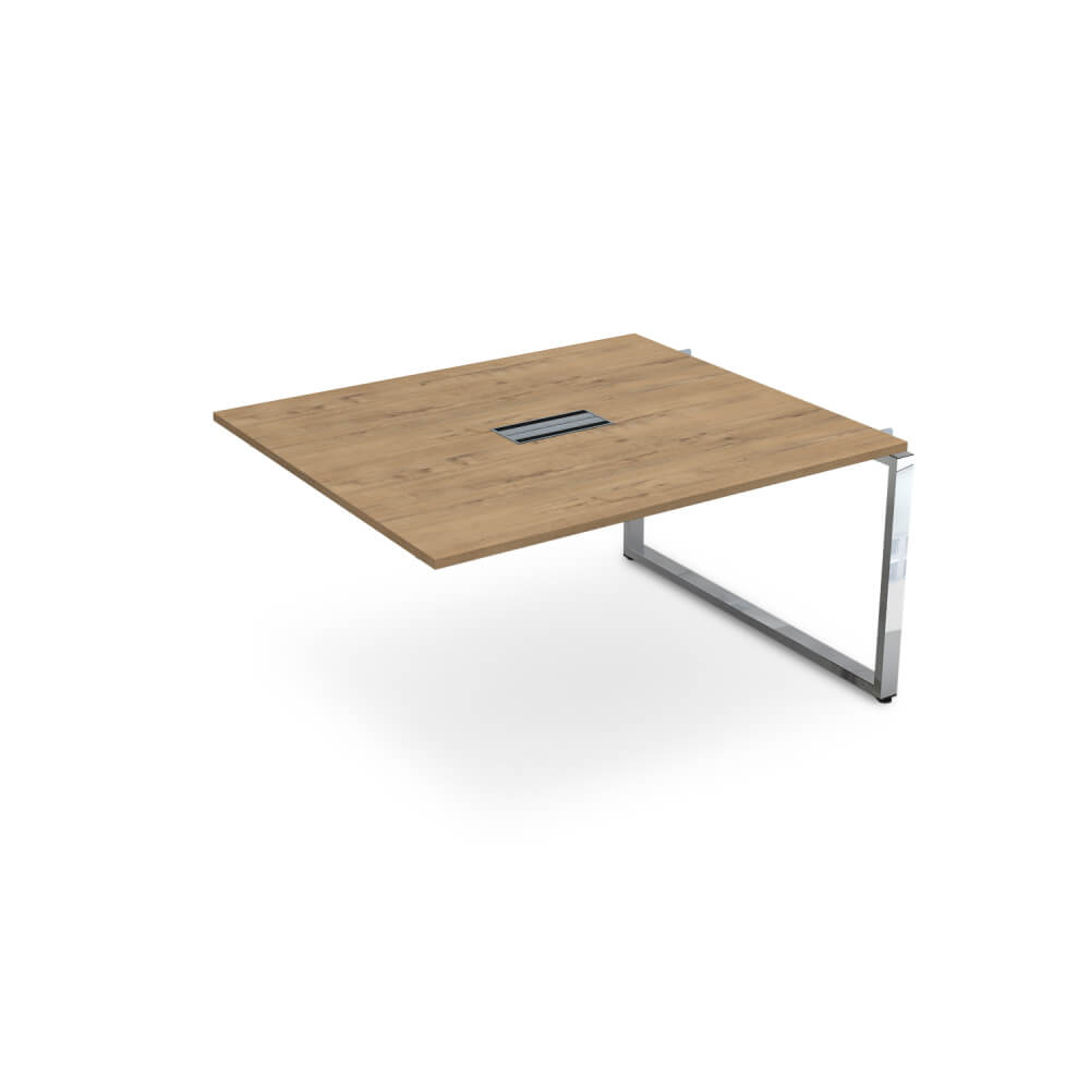 Средний модуль системы Бенч на О-обр. м/к 1200x1200x750 (Teakwood/металл глянец, 1200x1200x750)