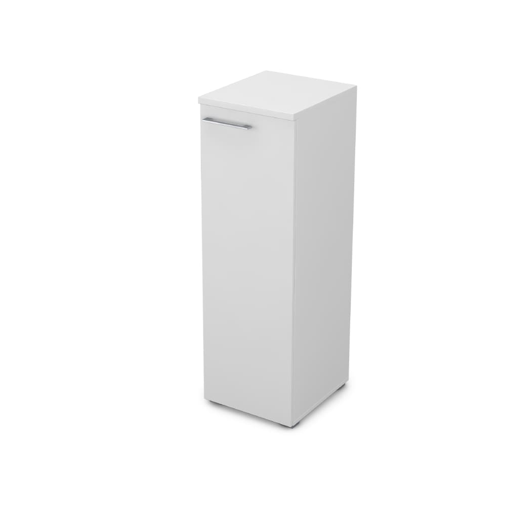 Пенал средний закрытый 400x450x1245 (Белый Премиум, 400x450x1245)