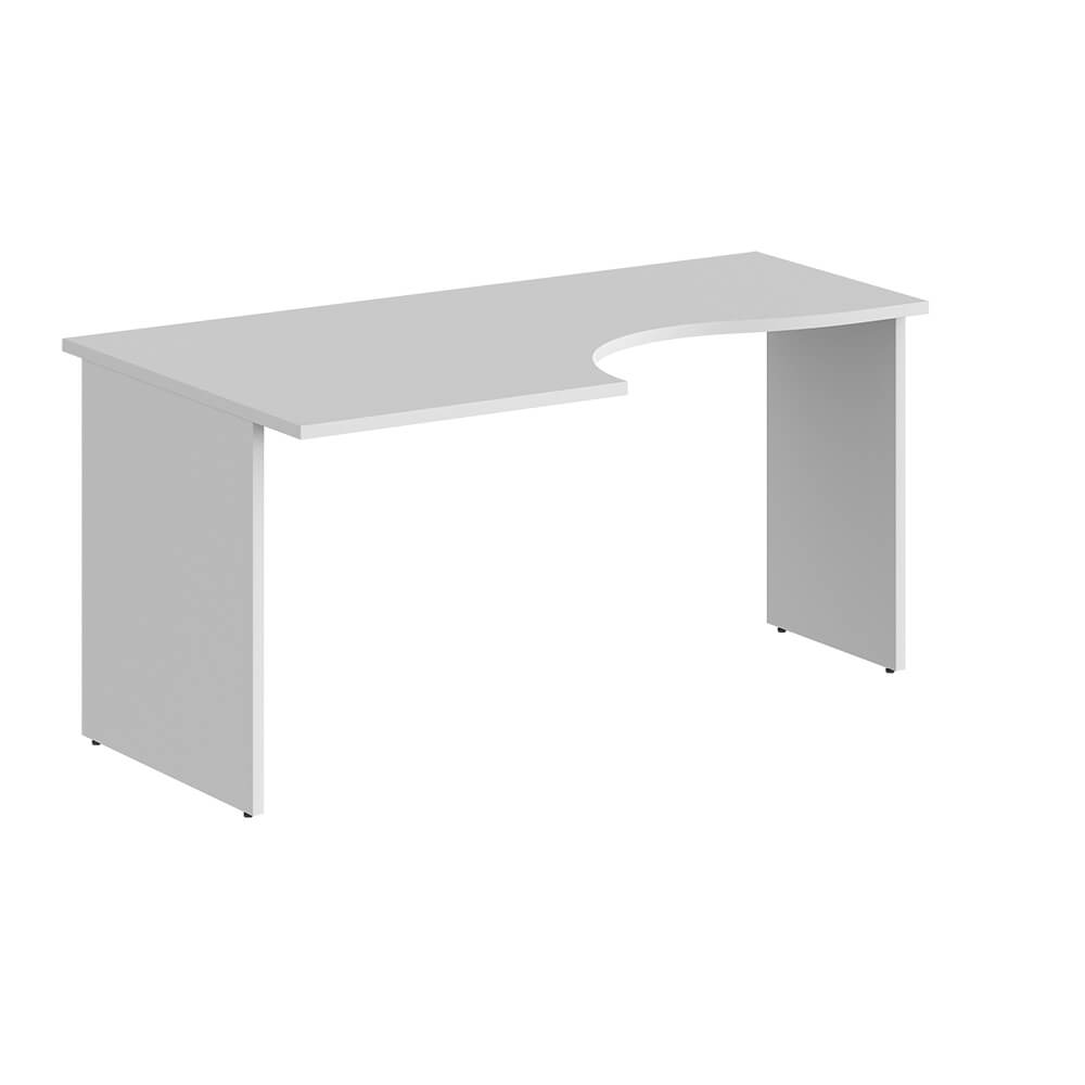 Стол эргономичный левый 1600x900x750 (Белый, 1600x900x750)