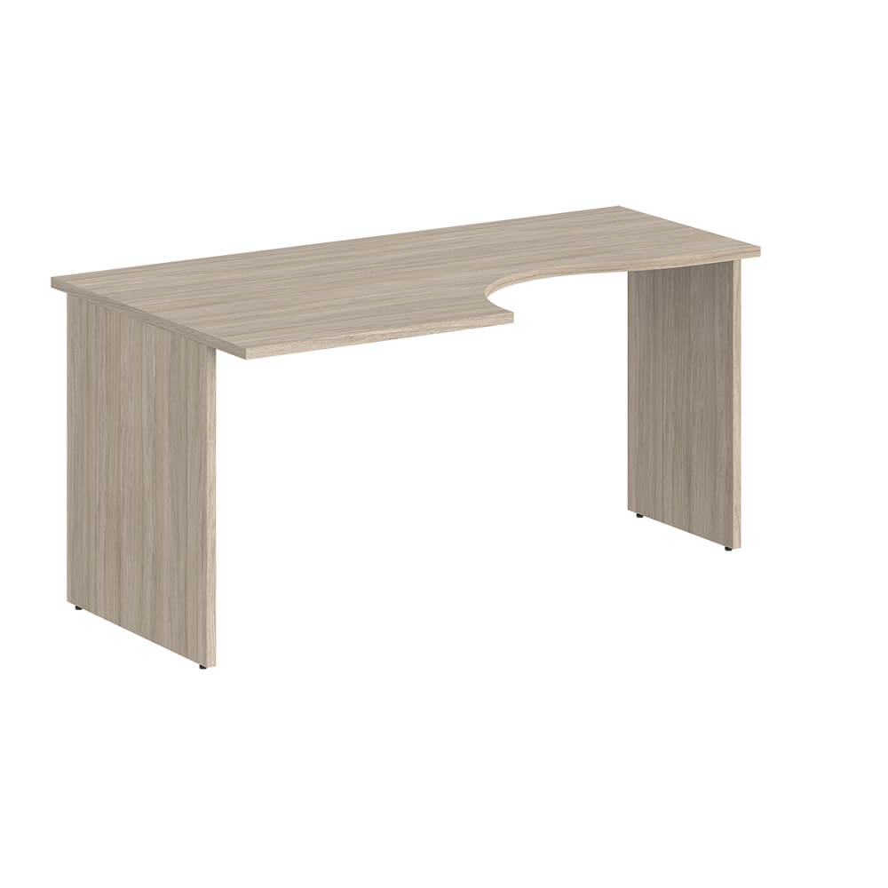 Стол эргономичный левый 1600x900x750 (Дуб Светлый, 1600x900x750)