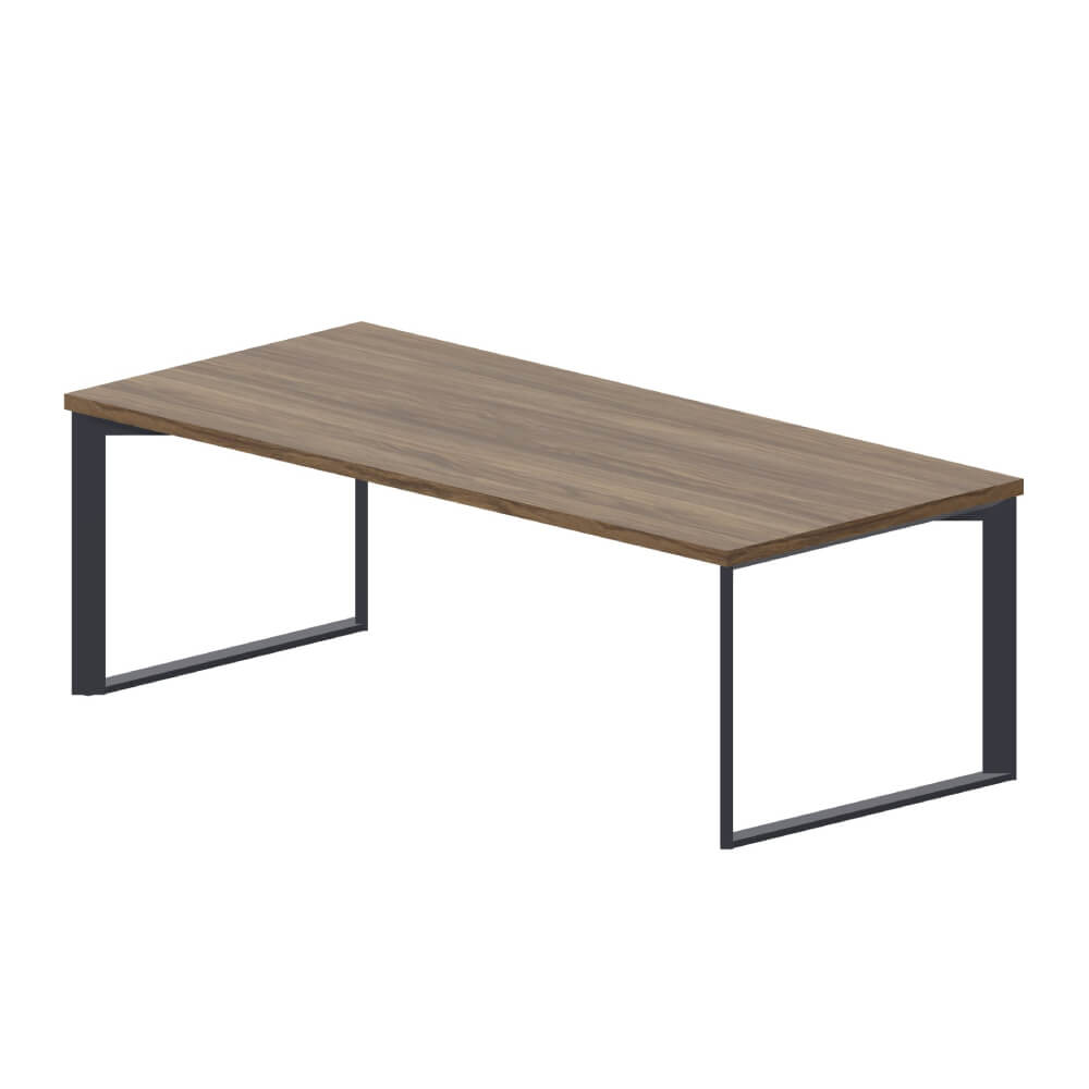 Стол для руководителя 2200x1000x740 (Орех Браун/антрацит, 2200x1000x740)