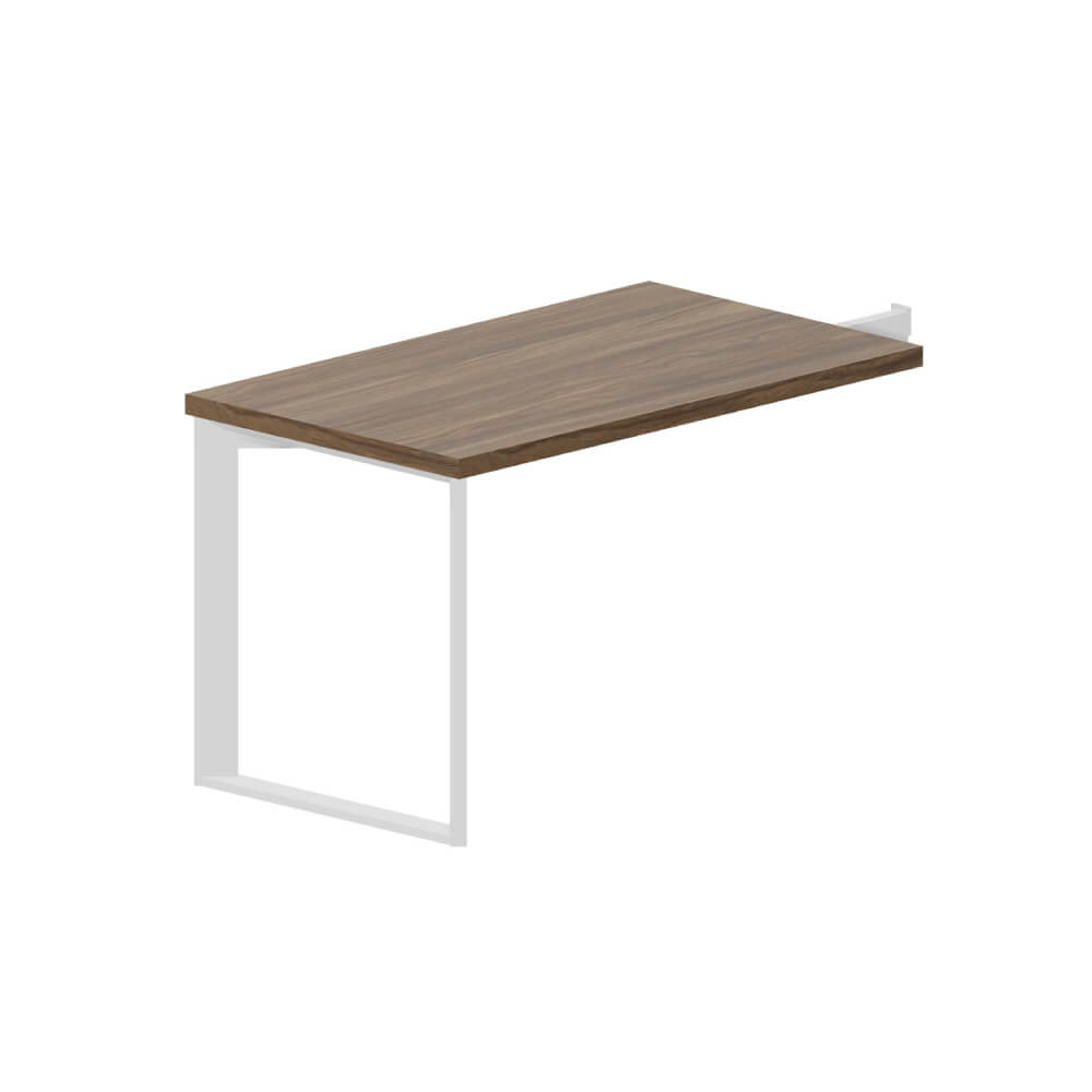 Приставной элемент на опоре 1200x700x740 (Орех Браун/белый, 1200x700x740)