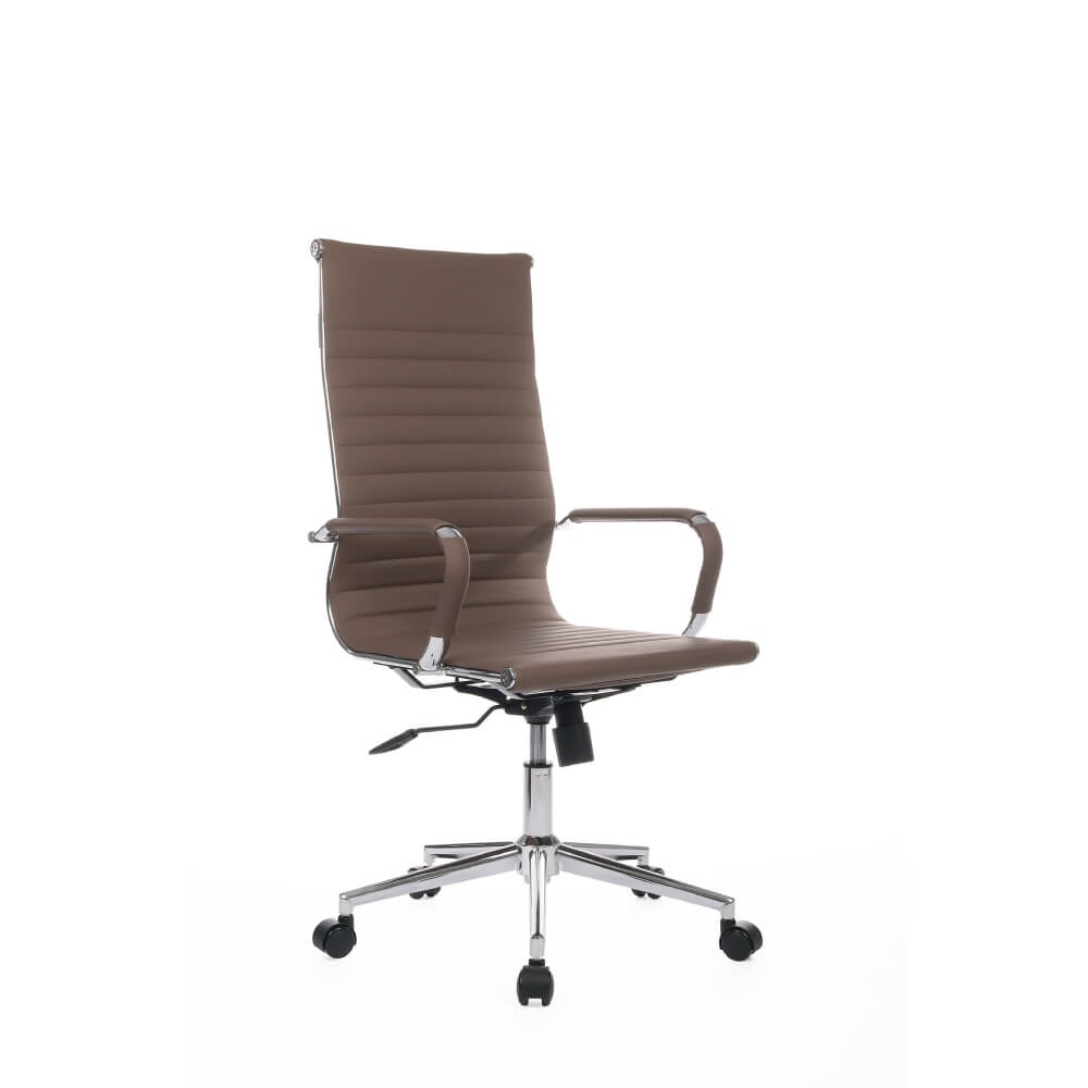 Кресло Хьюго/Hugo RCH 6002-1SE 57x56x109-119 (Коричневый, 57x56x109-119, экокожа.)