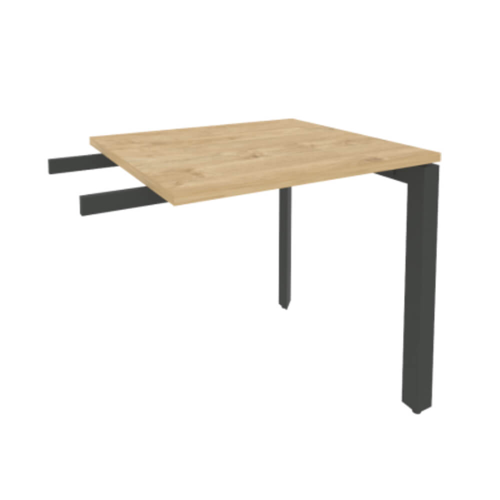 Брифинг-приставка 780x720x750 на П-образном м/к (Тиквуд Светлый/антрацит, 780x720x750)