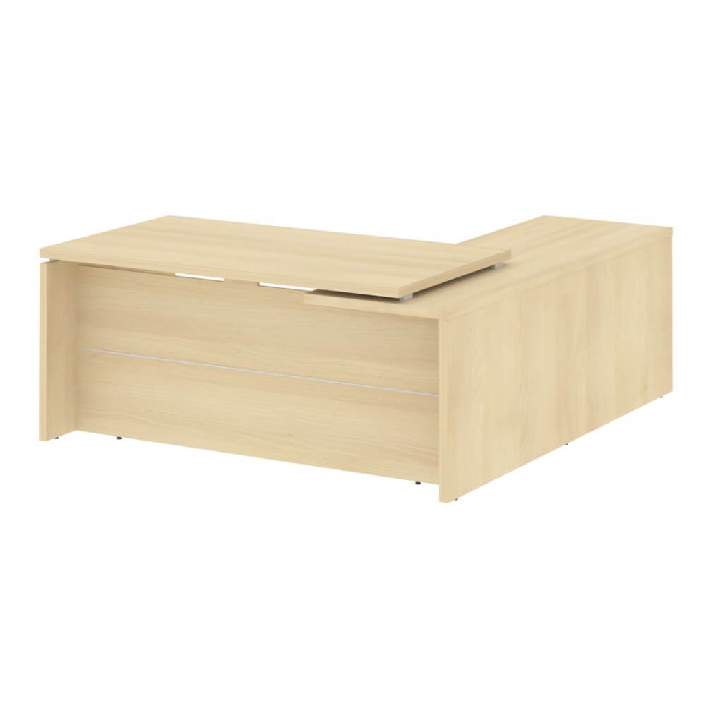 Стол руководителя угловой, левый 1800x2000x750 (Акация Лорка, 1800x2000x750)