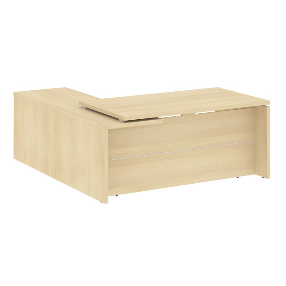 Стол руководителя угловой, правый 1800x2000x750 (Акация Лорка, 1800x2000x750)