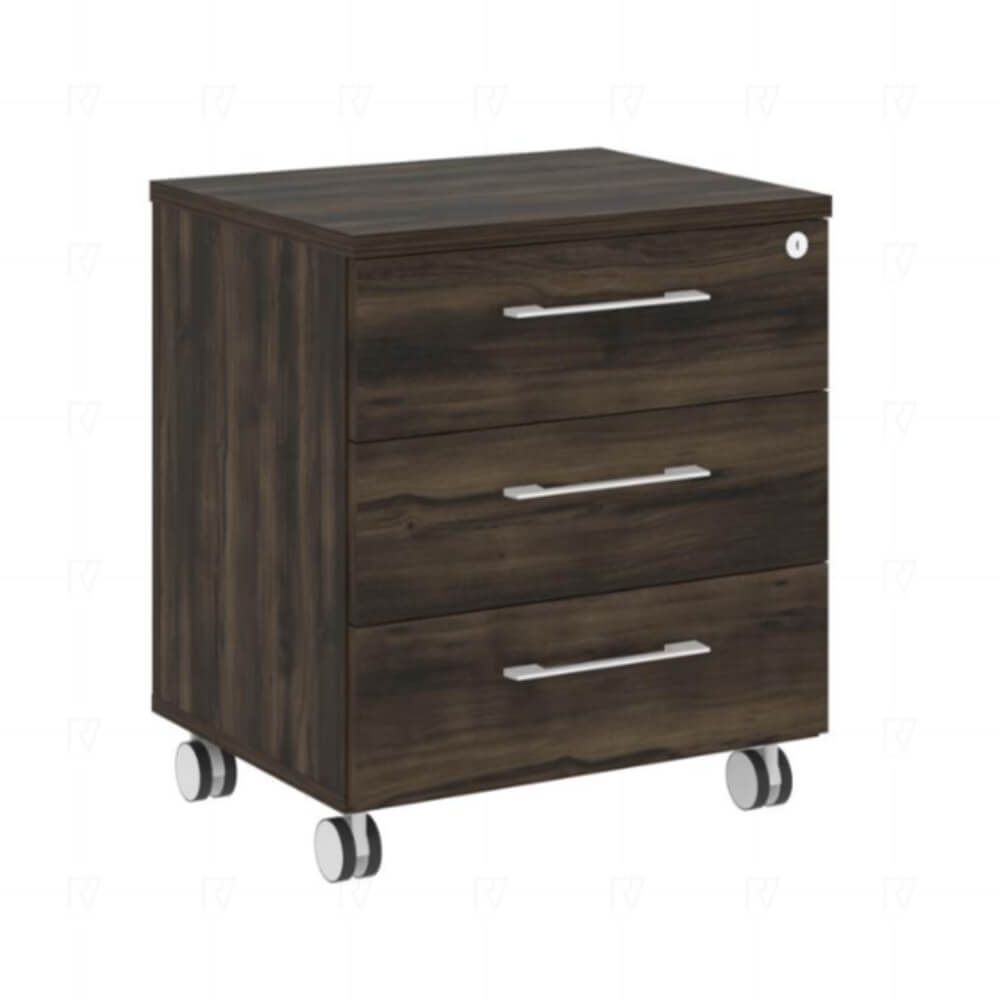 Тумба подкатная 3 ящ. 550x450x634 (Дуб Мали, 550x450x634)