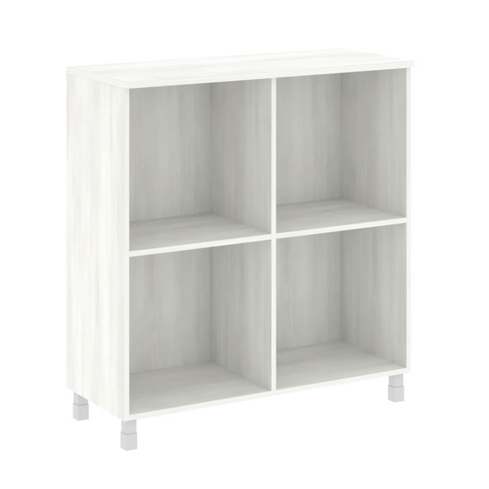 Стеллаж квадратный 4 секции 1098x452x1095 (Снежная Патина, 1098x452x1095)