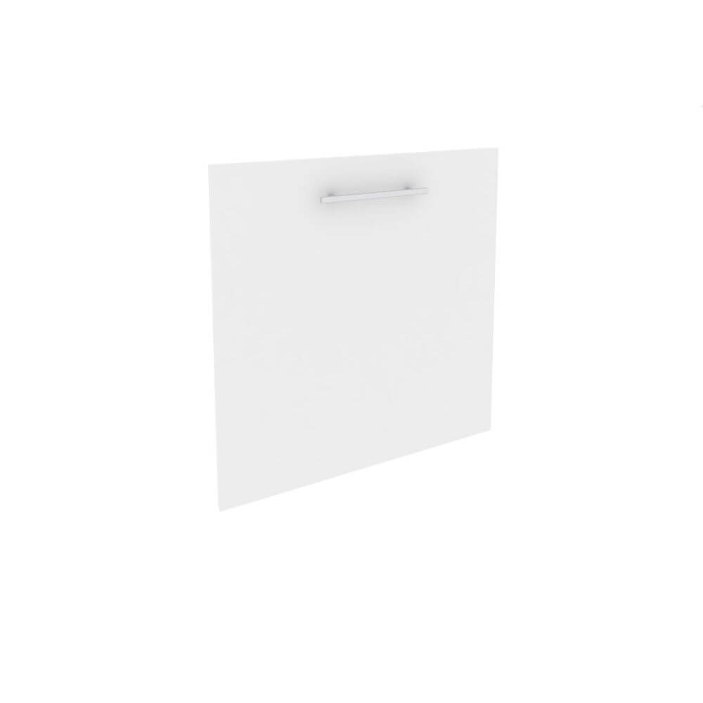 Фасад тумбы низкий - правый 595x18x625 (Белый Бриллиант, 595x18x625)