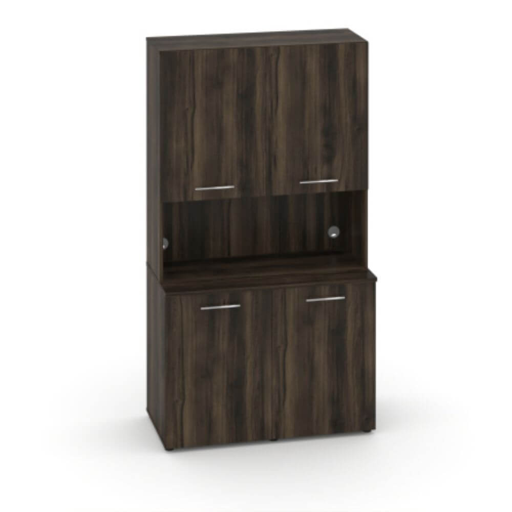 Офисная мини-кухня Вариант №7 1200x600/420x2175 (Дуб Мали, 1200x600/420x2175)