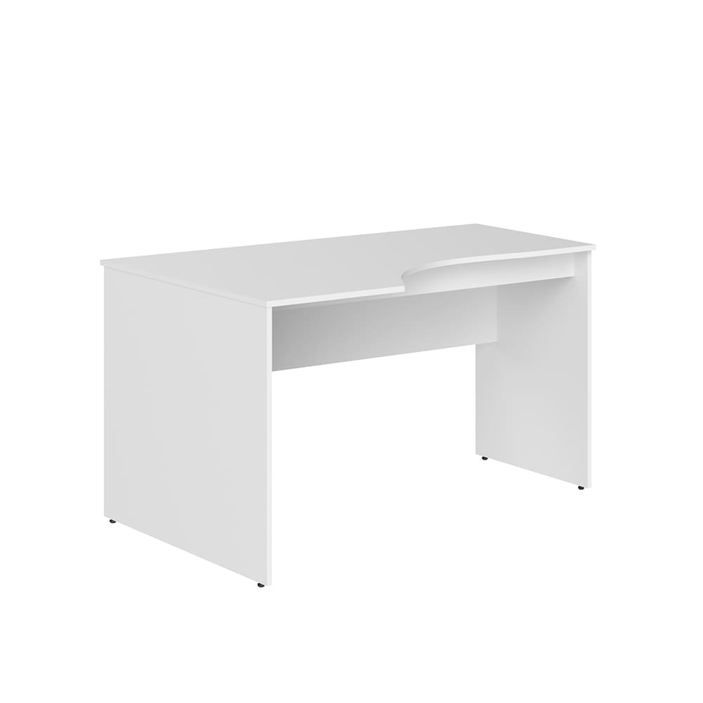 Стол письменный Левый 1400x900x760 (Белый, 1400x900x760)