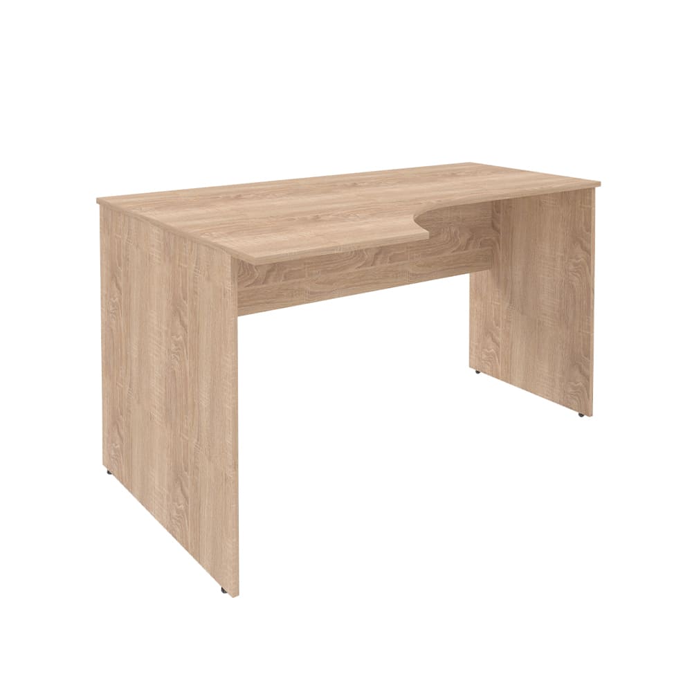 Стол письменный Левый 1400x900x760 (Дуб Сонома Светлый, 1400x900x760)