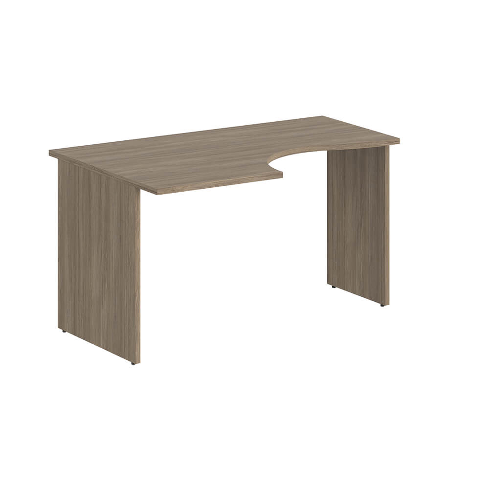 Стол эргономичный левый 1400x900x750 (Дуб Тёмный, 1400x900x750)