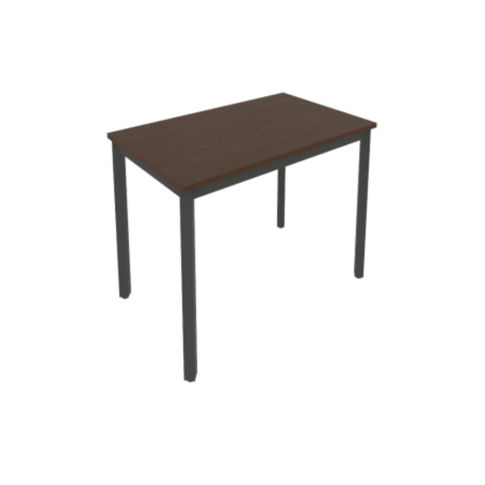 Стол письменный на м/к 980x600x750 (Венге Цаво/антрацит, 980x600x750)