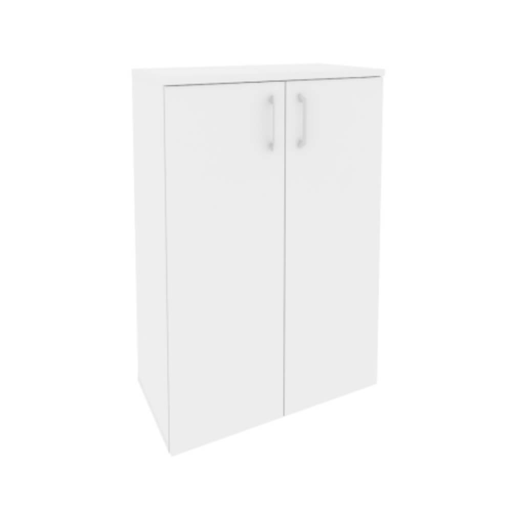 Шкаф средний широкий 2 ур.800x420x1207 (Белый Бриллиант, 800x420x1207)