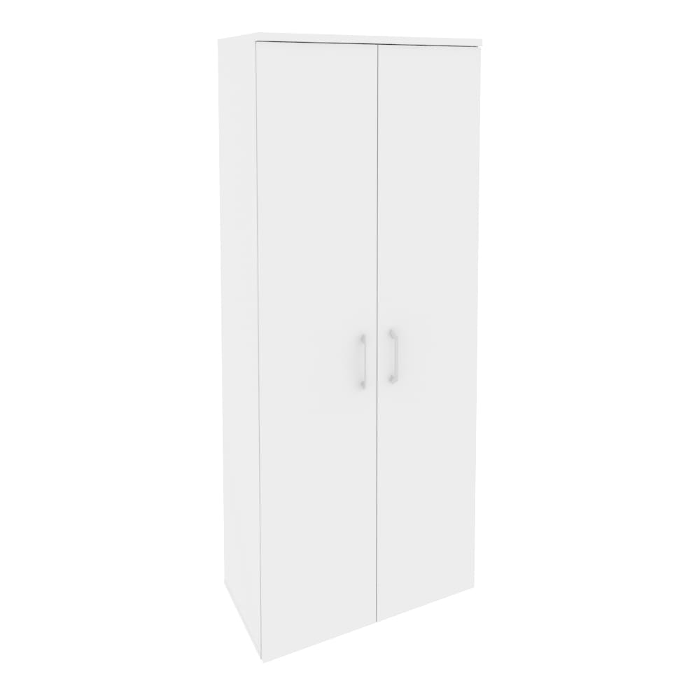 Шкаф высокий широкий 5 ур. 800x420x1977 (Белый Бриллиант, 800x420x1977)