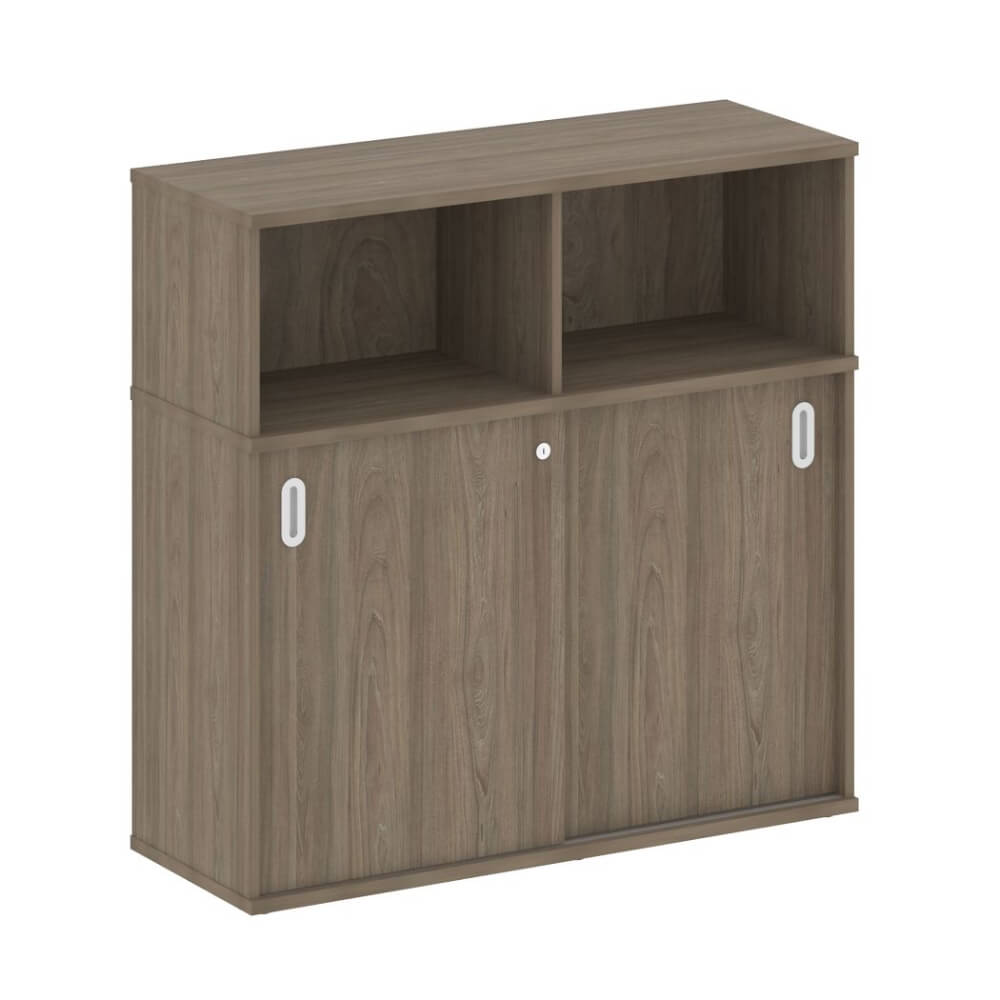 Тумба-купе приставная с нишей 1120x410x1098 (Вяз Благородный, 1120x410x1098)