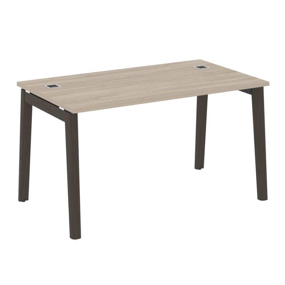 Стол рабочий руководителя 1380x800x750 (Дуб Аттик/Дуб Тёмный, 1380x800x750)