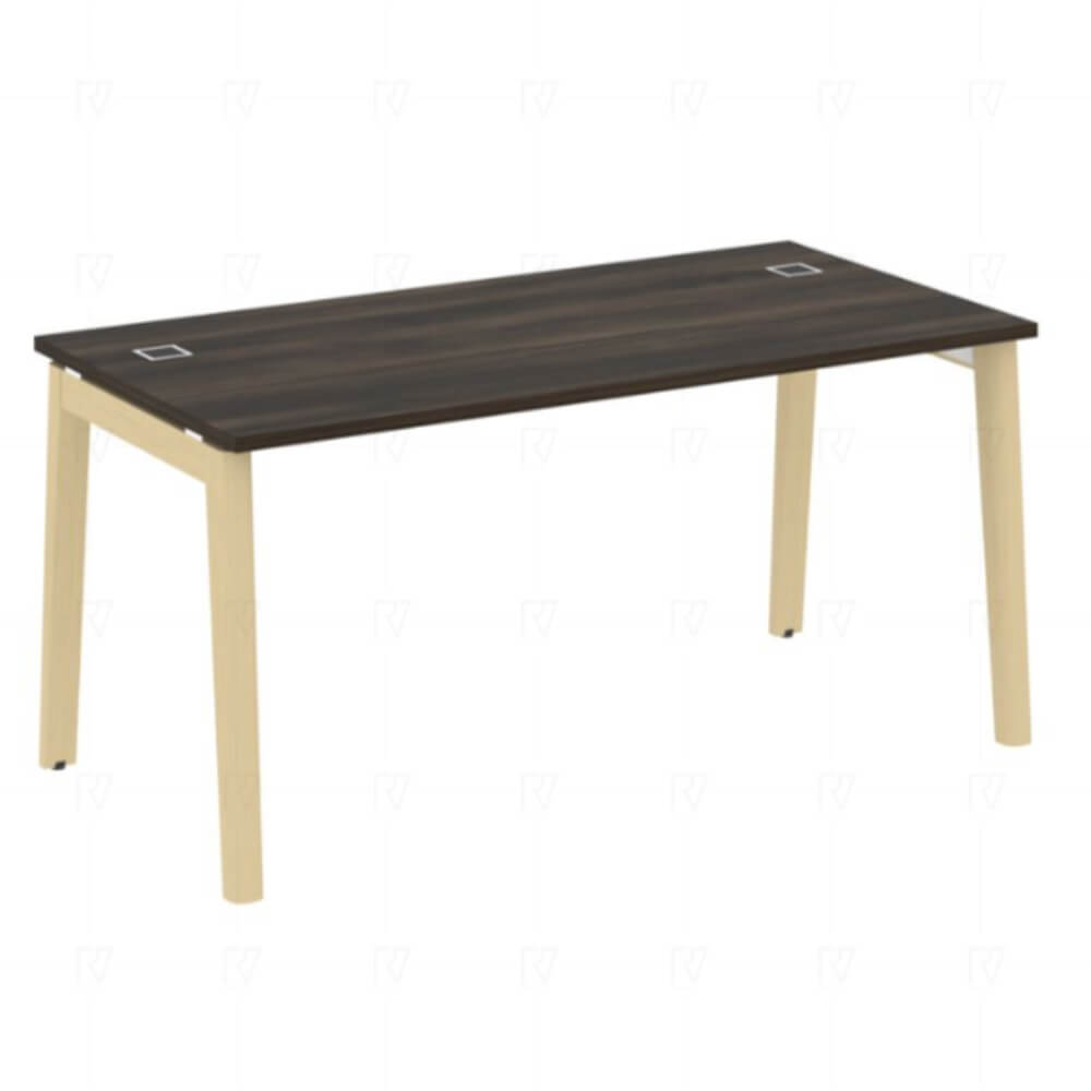 Стол рабочий руководителя 1580x800x750 (Дуб Мали/Дуб Светлый, 1580x800x750)