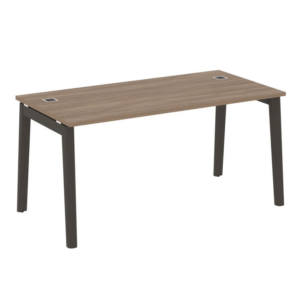 Стол рабочий руководителя 1580x800x750 (Дуб Аризона/Дуб Тёмный, 1580x800x750)