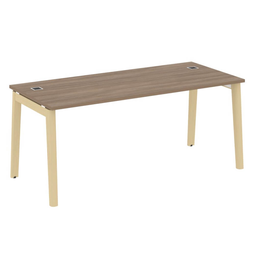 Стол рабочий руководителя 1780x800x750 (Дуб Аризона/Дуб Светлый, 1780x800x750)