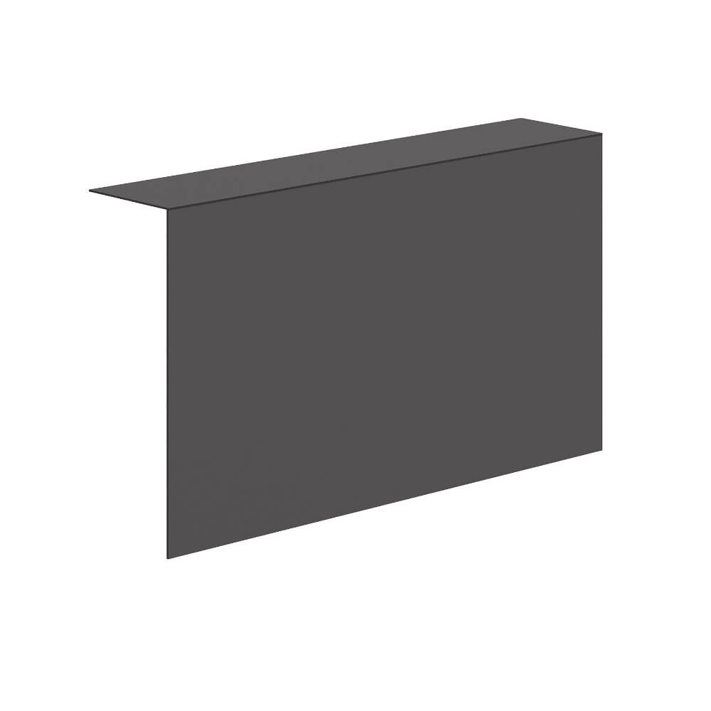 Фартук HPL прямой 1200x250x679 (Графит, 1200x250x679)