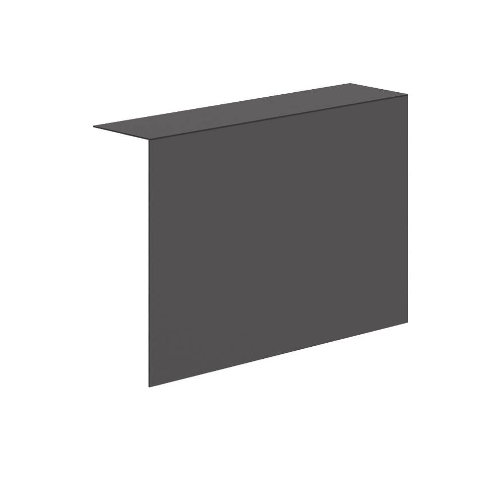 Фартук HPL прямой с подсветкой 1000x250x679 (Графит, 1000x250x679)