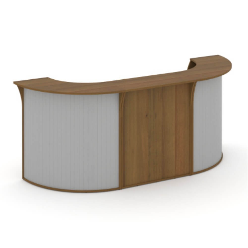 Ресепшен набор вариант №3 2844x950x1150 (Орех Гварнери, 2844x950x1150)