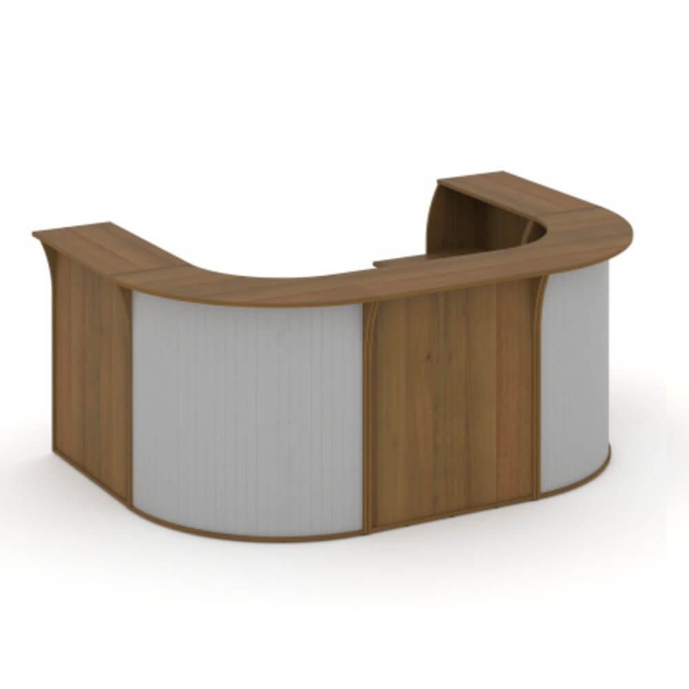 Ресепшен набор вариант №4 2844x1894x1150 (Орех Гварнери, 2844x1894x1150)