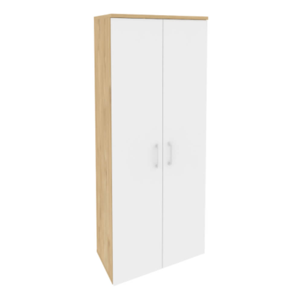 Гардероб широкий 800x420x1977 (Тиквуд Светлый/Белый Бриллиант, 800x420x1977)