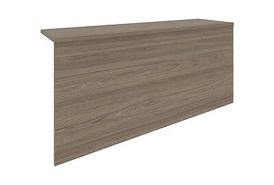 Накладка для прямой стойки ресепшн 1160x321x536 (Вяз Благородный, 1160x321x536)