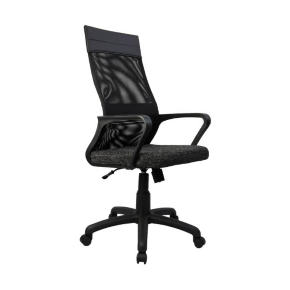 Кресло 1166 TW PL 59x61x106-120 (Чёрный/Чёрный, 59x61x106-120, ткань/сетка. )