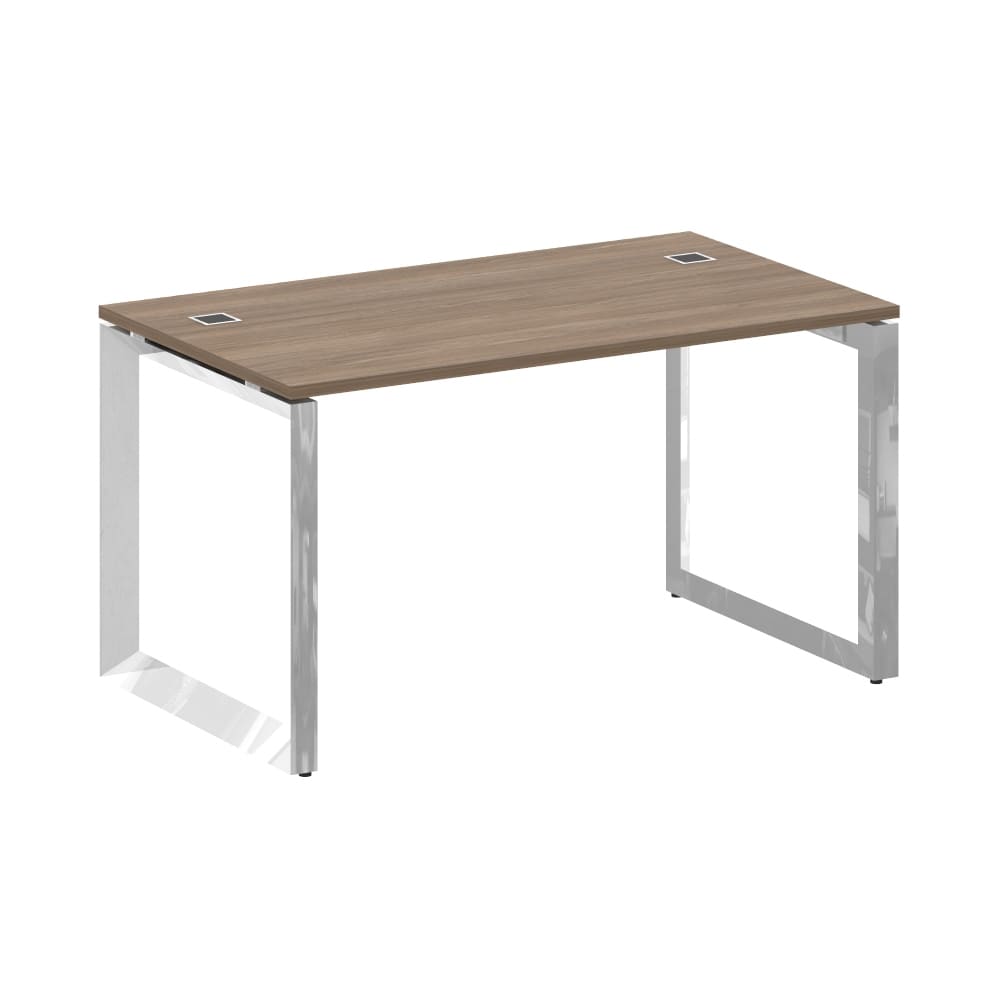 Стол рабочий руководителя на О-обр. м/к 1380x800x750 (Дуб Аризона, 1380x800x750)